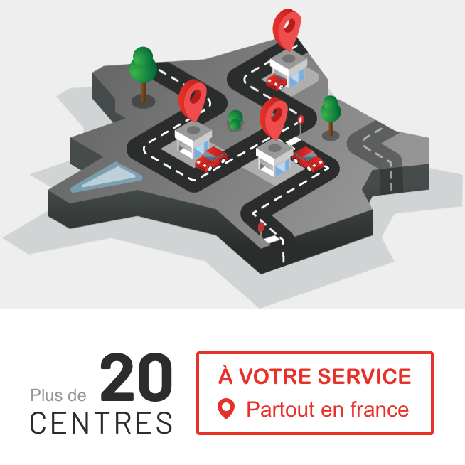 plus de 20 centres