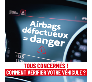 Comment savoir si un véhicule est concerné par le rappel des airbags takata ?