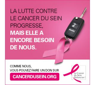 Une deuxième année en tant que partenaire de l’association « Cancer du sein, parlons-en ! » Une deuxième année en tant que partenaire de l’association « Cancer du sein, parlons-en ! »